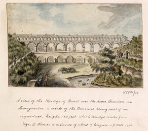 A series of sketches, views in Great Britain, the Continent and America 1772-1778 (acuarela) de British School