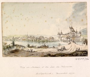 A series of sketches, views in Great Britain, the Continent and America 1772-1778 (acuarela) de British School