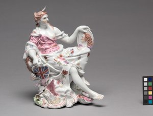 Britannia, Fábrica de Porcelana Longton Hall, c.1756 de British School