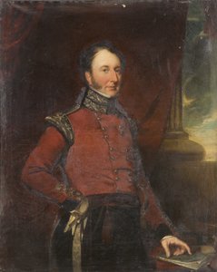 Capitán Henry Charles Harford de Frenchay Lodge (óleo sobre lienzo) de British School