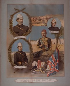 Héroes del Soudan 1885 (cromolito) de British School