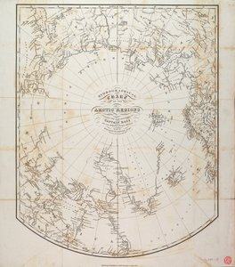 Carta hidrográfica de las regiones árticas de British School