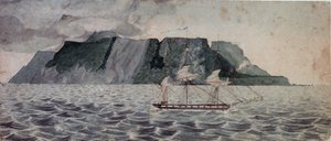 Isla de Tristán da Cunha, c.1825 (acuarela)