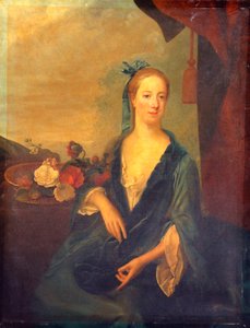 Dama en azul, 1700 de British School