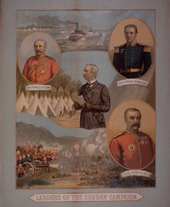 Líderes de la Campaña de Soudan 1884-5 (cromolito)