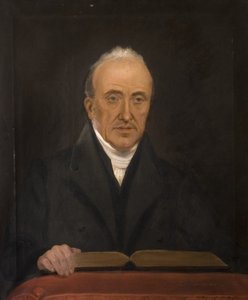 Reverendo Francis Franklin (17981852), finales de la década de 1840 (óleo sobre lienzo) de British School