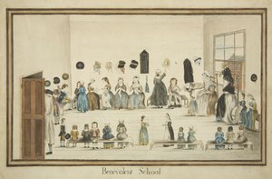 La escuela benévola, c.1795