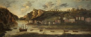 The Hot Wells, Bristol, c.1800 (óleo sobre lienzo) de British School