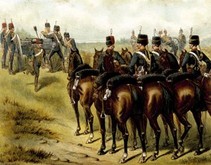 La Real Artillería a Caballo - en "Harper
