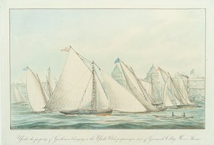 Pérdida del buque mercante "Weare" de Bristol, perdido en la costa de Irlanda. de British School