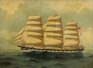 El barco Castillo de Harlech