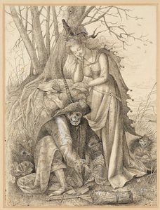 Alegoría de Vanitas: La muerte y una joven de British School