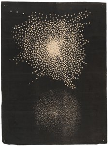 Colgante de pared con dos cúmulos de estrellas de British School
