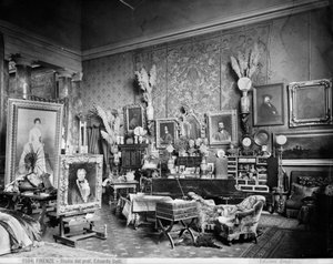 Estudio del pintor florentino Edoardo Gelli de Brogi Brogi
