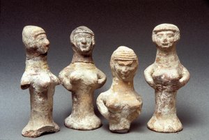 Figurillas de Asera, Cananea, 999-600 a.C. (arcilla)