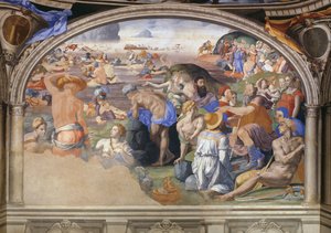 El cruce del Mar Rojo de Bronzino