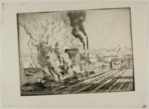 La trituradora de carbón de Bror Julius Olsson Nordfeldt