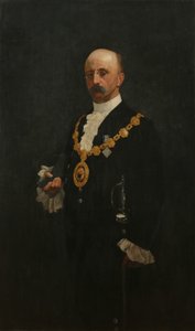 Alcalde W. J. Bazeley, c.1895-97 (óleo sobre lienzo) de Bror. Kronstrand