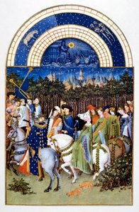 Mayo" de "Les Très Riches Heures du Duc de Berry" ("Las muy ricas horas del duque de Berry") de Brothers Limbourg