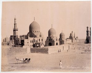 Egipto: la tumba de los kalives - fotografía de los Hermanos Zangali, finales del siglo XIX de Brothers Zangaki