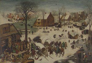 El Censo en Belén El Numeramiento en Belén, 1566 de Bruegel