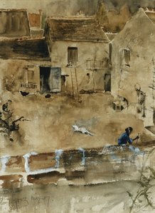 Un patio en Grez-Sur-Loing de Bruno Andreas Liljefors