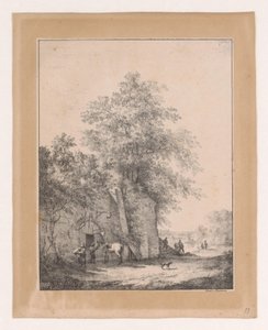paisaje con posada Paisajes (título de la serie) de Bruno van Straaten (I)