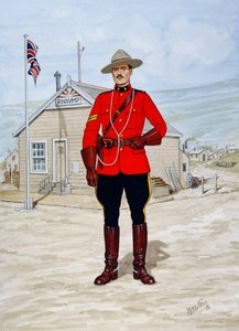 Cabo de la Policía Montada del Noroeste en 1905