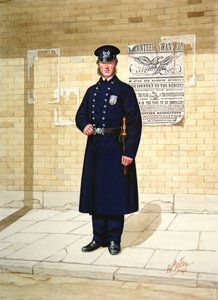 Oficial de policía en 1863