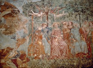 Triunfo de la Muerte ... (fresco) de Buonamico Buffalmacco