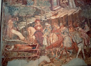 Triunfo de la Muerte ... (fresco) de Buonamico Buffalmacco