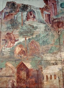 Triunfo de la Muerte ... (fresco) de Buonamico Buffalmacco