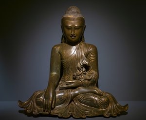 Maravijaya Buda. Birmania de Burmese School
