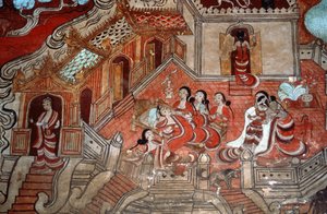 Escenas de la vida de un Bodhisattva, 1776 de Burmese School