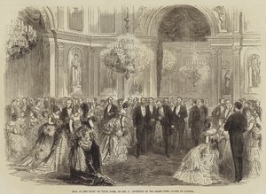 Baile en el Hotel de Ville, París, el 17 de febrero, Recepción del Gran Duque Alberto de Austria de Burn Smeeton