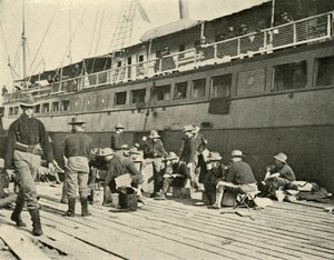 13º Infantería en el desayuno, Guerra Hispanoamericana, 11 de junio de 1898, 1899