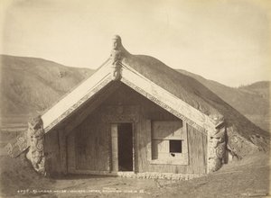 Casa Runanga - Wairoa - Después de la erupción 10 de junio de 1886, julio de 1886