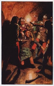 Ilustración para El Claustro y El Hogar de Charles Reade de Byam (after) Shaw