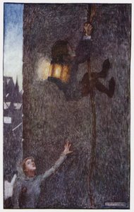 Ilustración para El Claustro y El Hogar de Charles Reade de Byam (after) Shaw