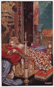 Ilustración para The Cloister and The Hearth de Charles Reade de Byam (after) Shaw