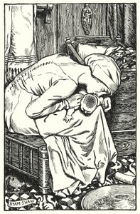 Ilustración para The Cloister and The Hearth de Charles Reade de Byam (after) Shaw