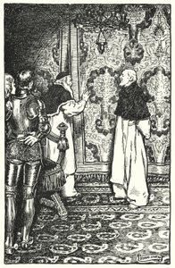 Ilustración para The Cloister and The Hearth de Charles Reade de Byam (after) Shaw