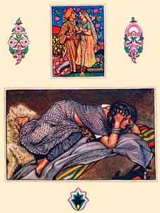 Canción del gitano abandonado, de El jardín de Kama. de Byam Shaw