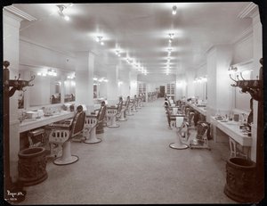Barbería en el Hotel Knickerbocker, 1906