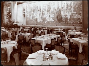 Comedor en el Hotel Knickerbocker, 1906