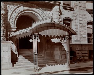 Entrada del Hotel Earlington, 55 West 27th Street, Nueva York, 1906 de Byron Company