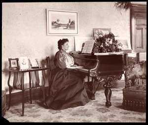 Madame Frances Saville en casa, 1895