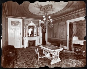 Sala de estar privada en el Hotel Hoffman House, 1907 de Byron Company