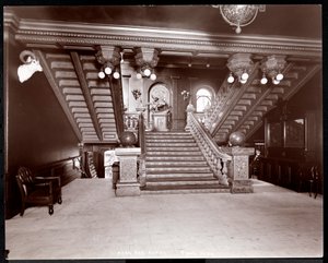 Escalera en el Park Avenue Hotel, 1901 o 1902