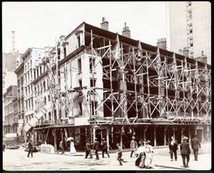 El Hotel Metropolitan en Broadway y la Calle 27, Nueva York, c.1900 de Byron Company